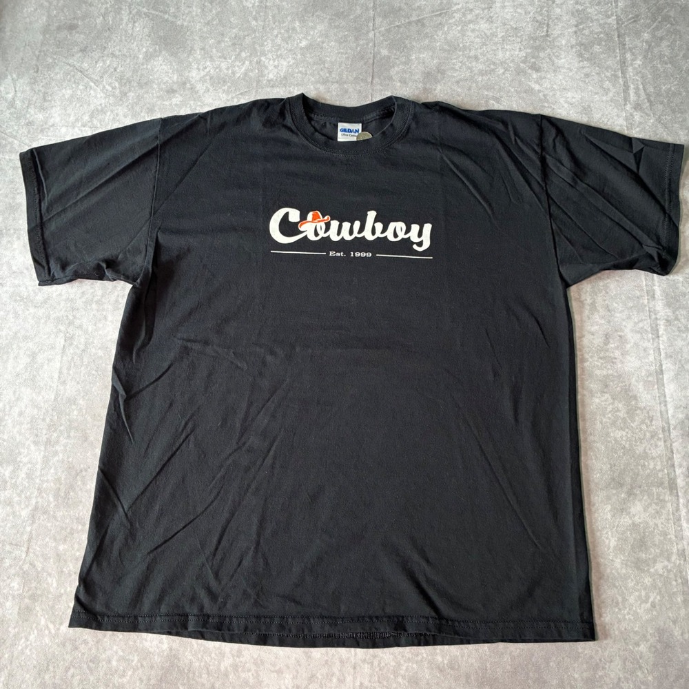 Vintage Harley-Davidson Cowboy Austin Texas T-Shirt Mens XL Black Short Sleeve - Picture 4 of 8